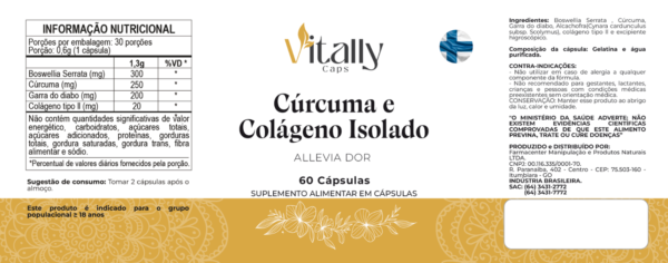 Allevia Dor - Cúrcuma e Colágeno Isolado B2 - Image 3